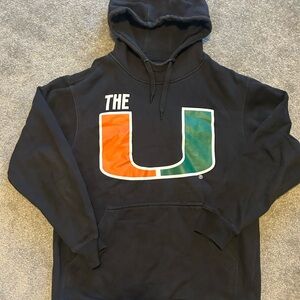 The Miami University Black Hoodie Sweater